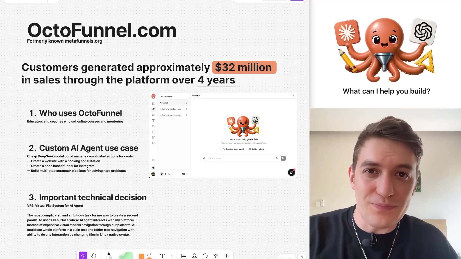 Preview of the OctoFunnel product demo